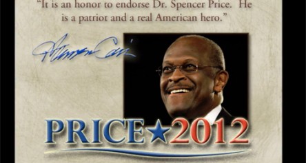 Herman Cain Endorses Spencer Price for Georgia State Senate!