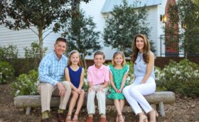 Family photo at Kinderlou Chapel – 2022