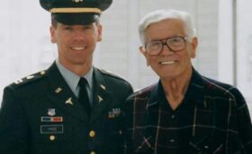 Me and Dad, General Douglas MacArthur Leadership Award Ceremony, Pentagon, Washington, DC, May 2000